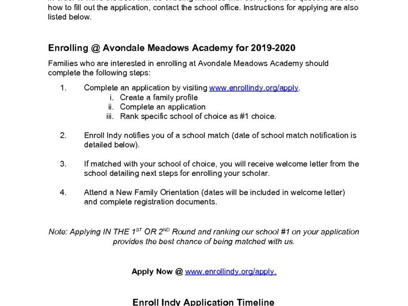 Enrollment Process_AMA Avondale Meadows Academy